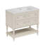 Meuble-lavabo simple 36 po avec comptoir en céramique H 36 po x H 29 po-1249180312