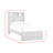 Montijo Bookcase Panel Bedroom Set With Bluetooth-79070673-129209419