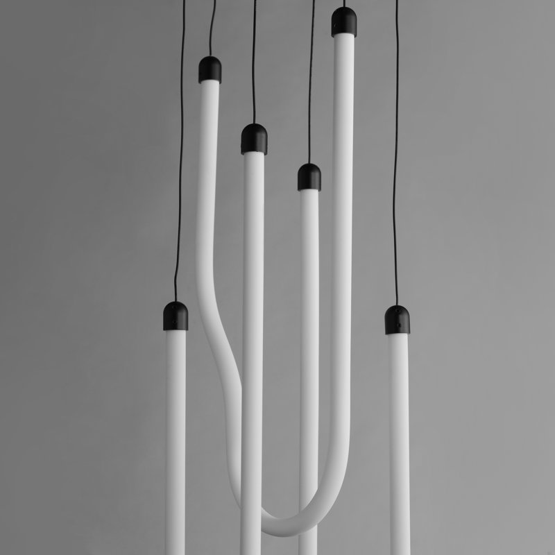 Luminaire suspendu à lumières multiples Soleil, 3, Noir, H 29,25 po x l 13 po x P 13 po