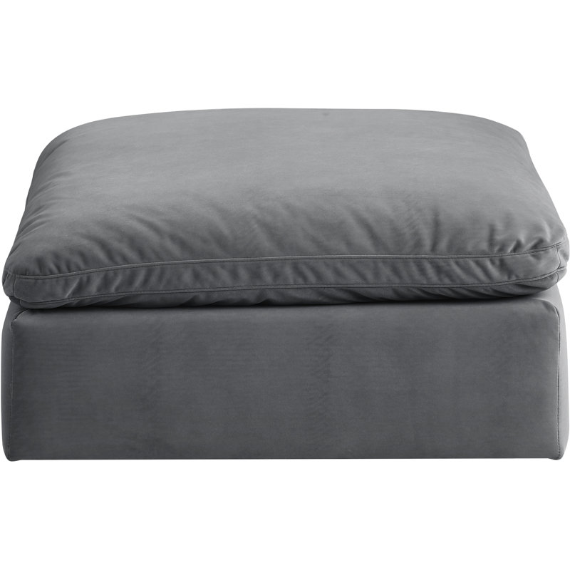 Repose-pieds Humair, Velours gris