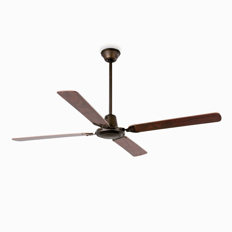 Puckett 66.5cm Ceiling Fan, Mahogany Red