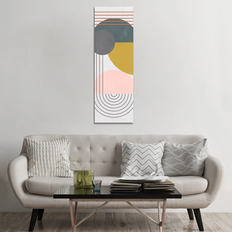 Geometric Daylight IV 1 Piece Wrapped Canvas Panoramic Wall Art, 152.4 cm H x 50.8 cm W x 1.91 cm D