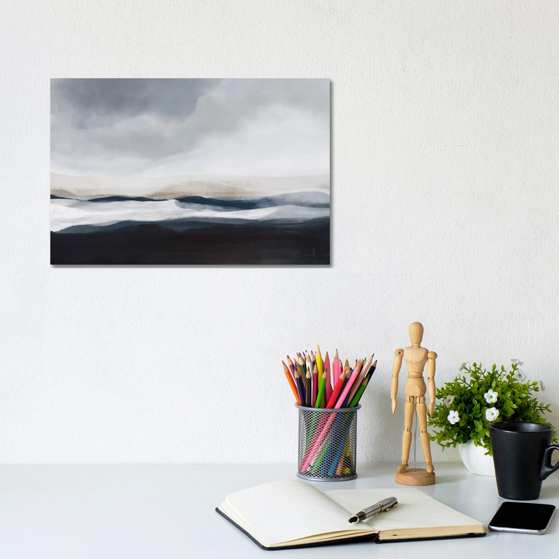 Far Away by Dan Hobday - Painting on Canvas, Wrapped Canvas, 20.32 cm H x 30.48 cm W