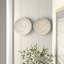 2 Piece Round Traditional Profile Wall Decor Set
