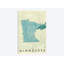 « minnesota map », impression sur toile-33089535-72292296-72292297