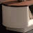 Walnut + Beige Manufactured Wood TVStands