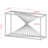 Kendra Glass Top Console Table-100147001-100097995
