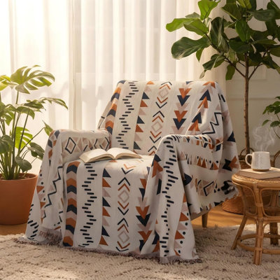 Chenille Box Cushion Sofa Slipcover