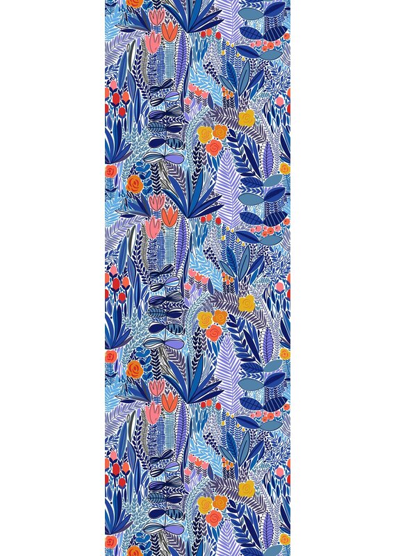 Bayou Breeze Blanchard Peel & Stick Floral Roll | Wayfair