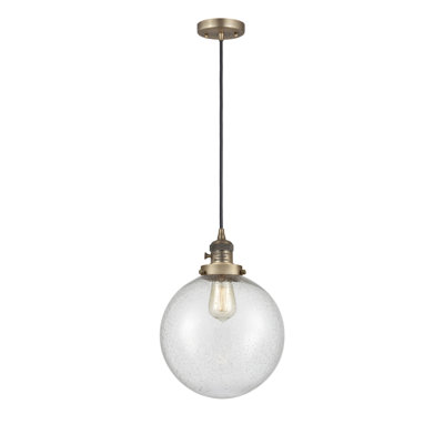 Luminaire suspendu sphère 1 lumière Lorri