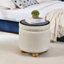 Repose-pieds rond avec rangement-975155082