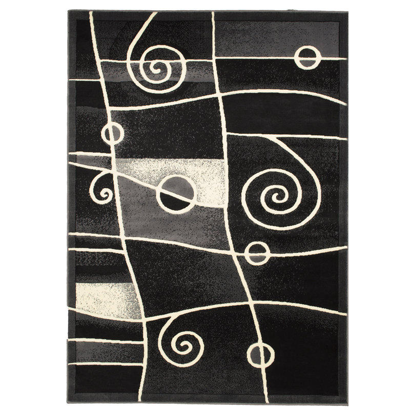 Almont Abstract Indoor Rug, 5'2" x 7'2"