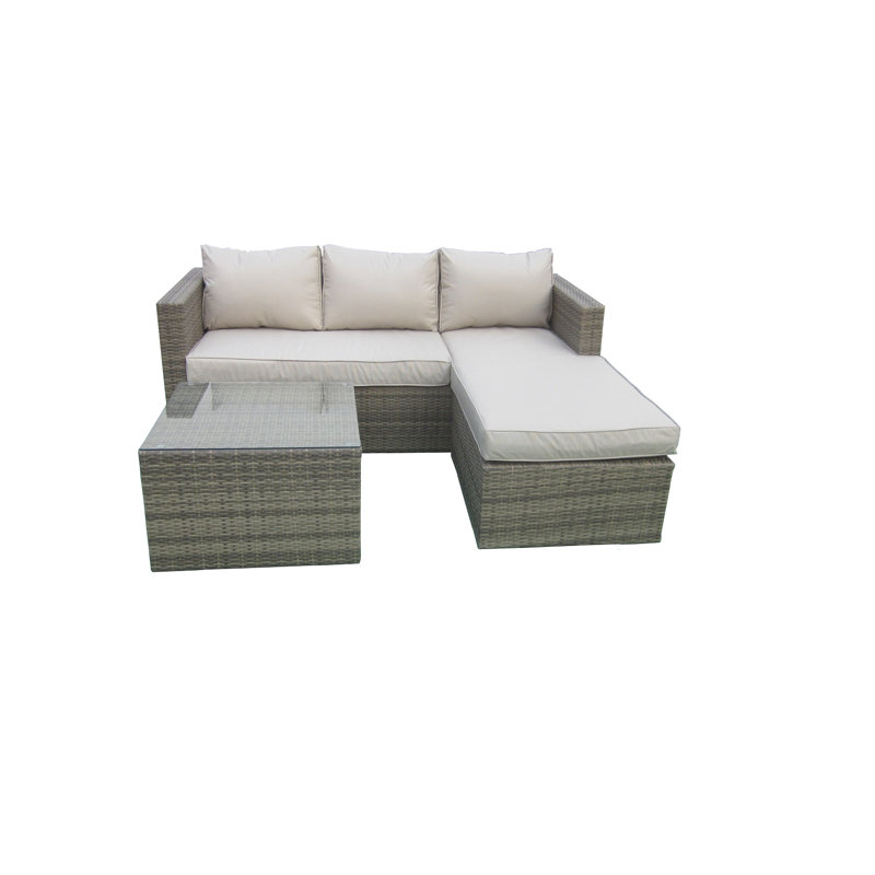 Chaise Sofa, Grey