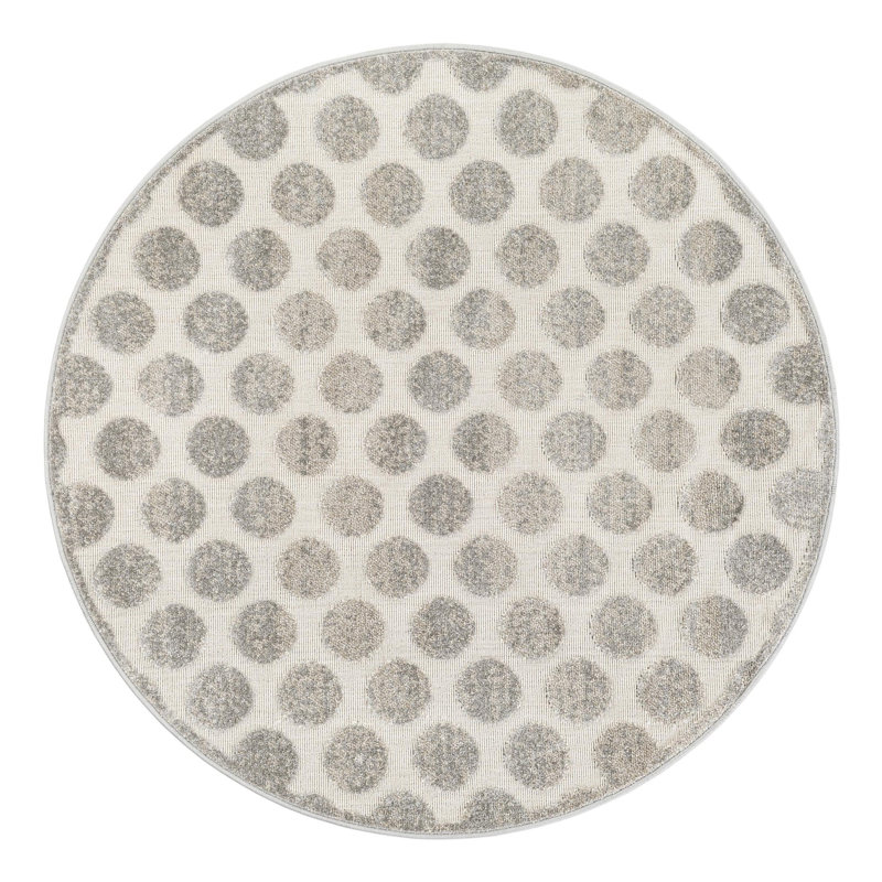Sabrina Soto Dots Indoor/Outdoor Rug, Round 5'1"