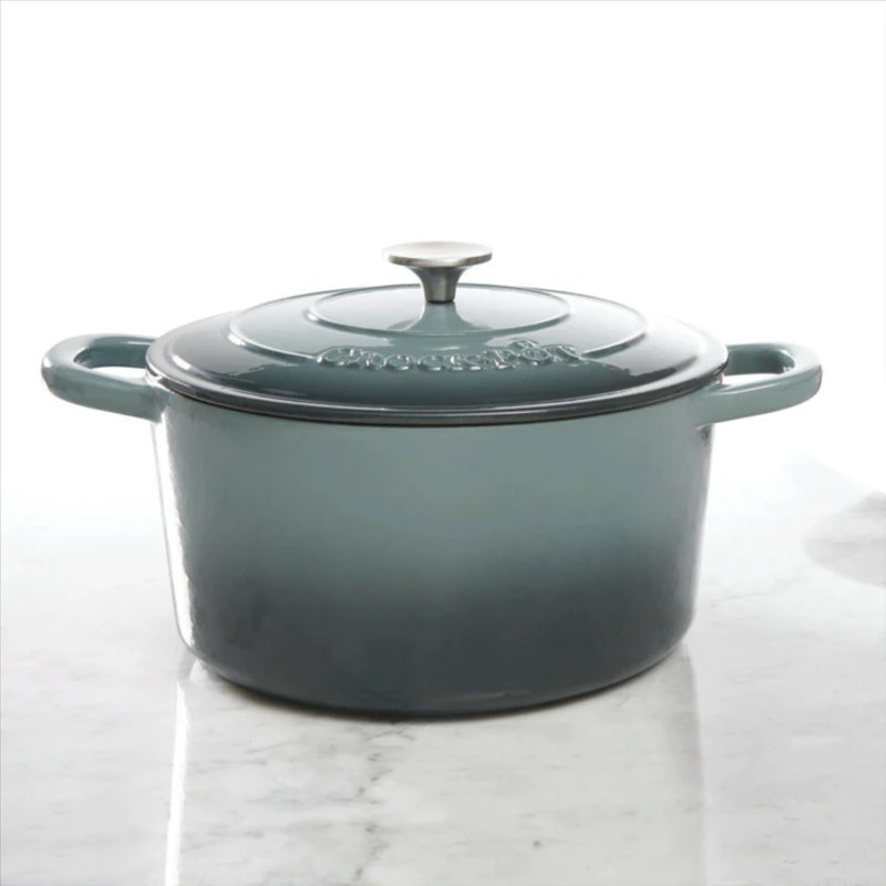 Crock-Pot Artisan Non-Stick Cast Iron Round Dutch Oven, 7 qt
