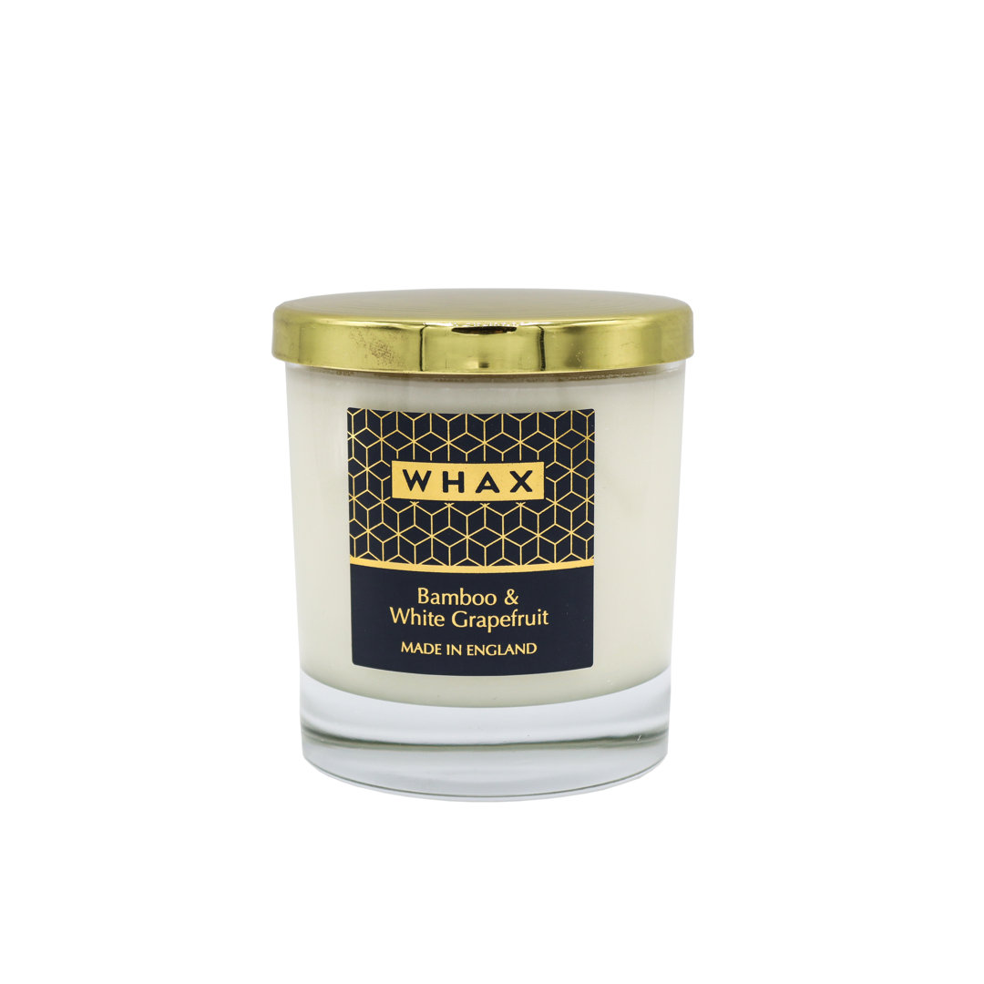 Home Bamboo and White Grapefruit Scented Jar Candle