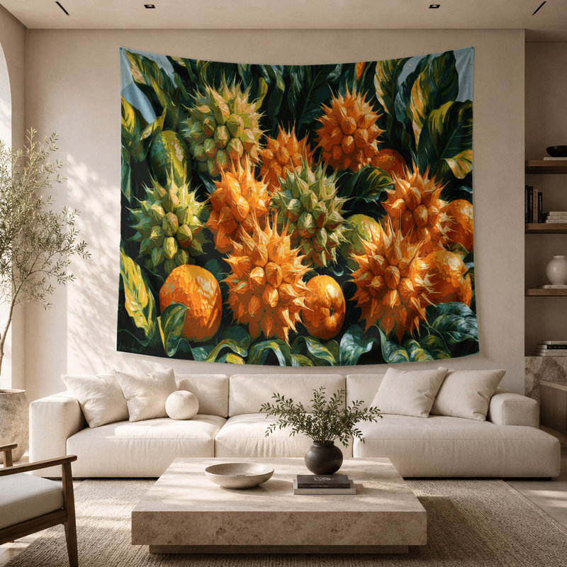 Tapisserie murale «Fruit Naranjilla», 26 po x 36 po