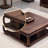 Medieval style solid wood coffee table
