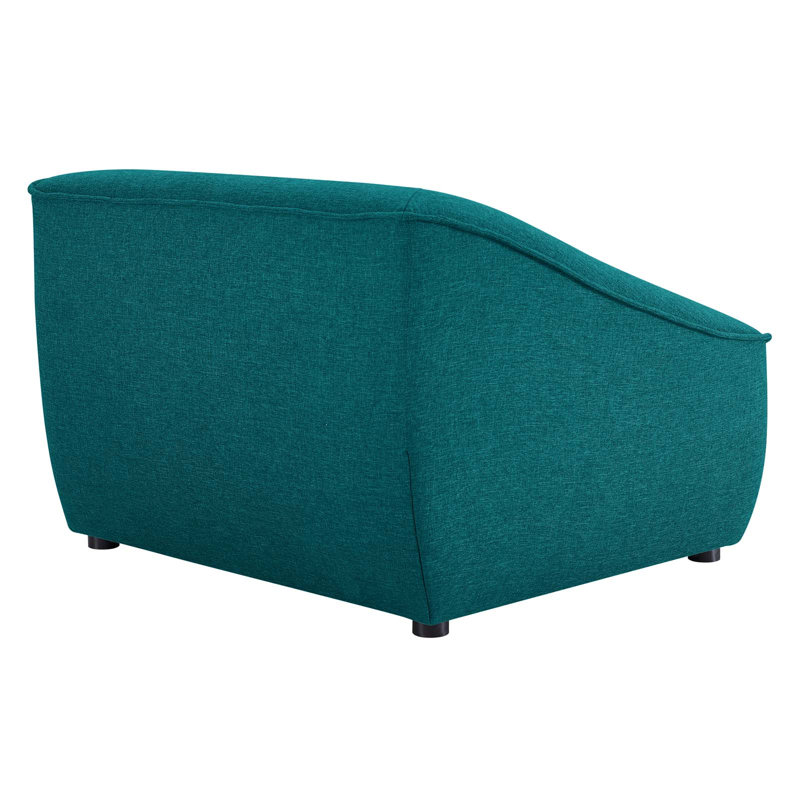 Modway Comprise 2-Piece Living Room Set, Teal Plainweave