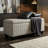 Barlett Linen Blend Upholstered Storage Bench