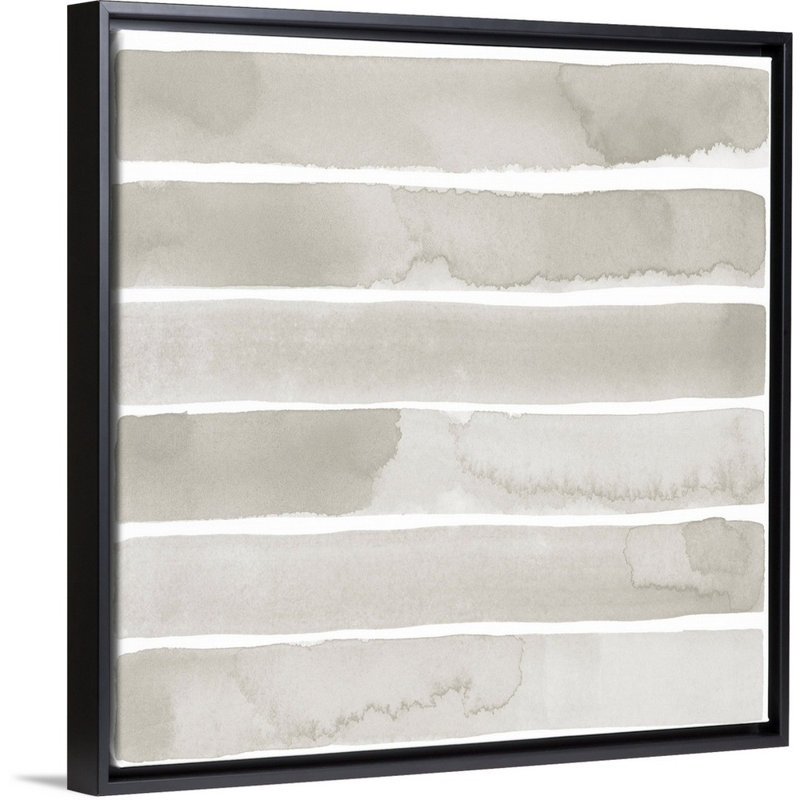 «Mute Eccentricities III» par Grace Popp - reproduction d'art, Toile avec cadre noir, H 18 po x l 18 po x P 1,75 po
