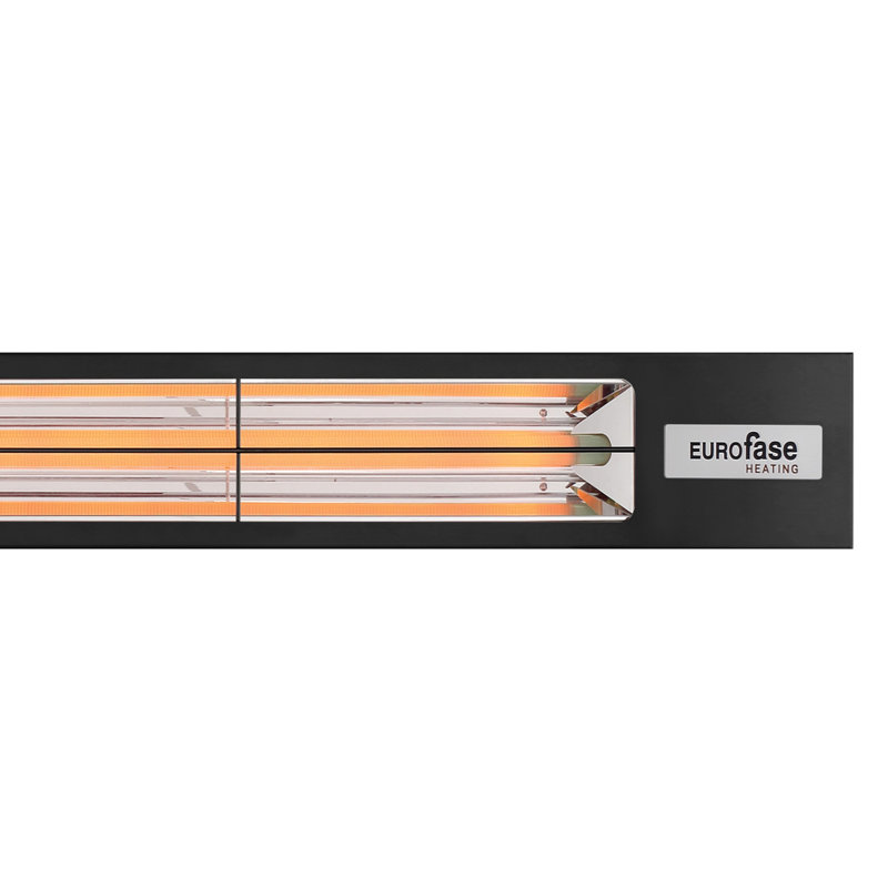 Chaufferette électrique simple à profil bas infrarouge Eurofase 208V 3000 Watts