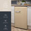 Swan  Retro Under Counter Fridge with 77L Fridge Capacity, 13L Freezer Capacity, 1 Glass Shelf, 3 Door Shelves, 1 Salad Drawer, E Energy Rated-123435686