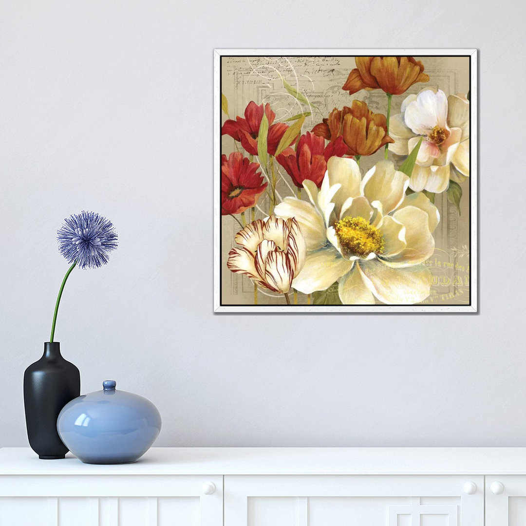 Jardin I by Carol Robinson - Graphic Art Print on Canvas