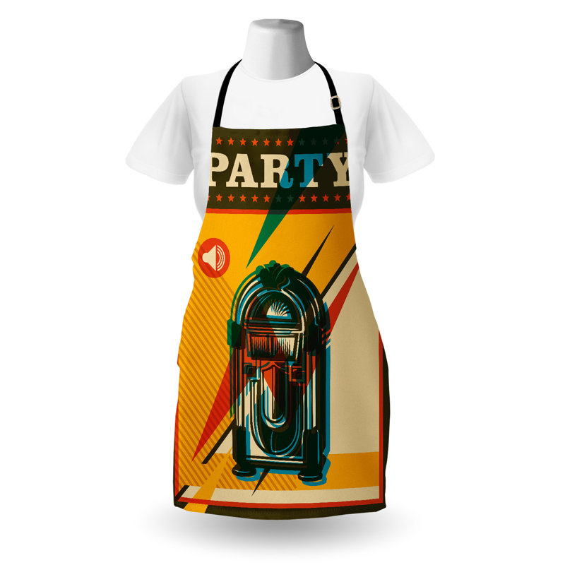 No Pattern Bib Apron