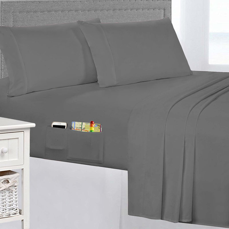 Sheet Set, Queen, Gray