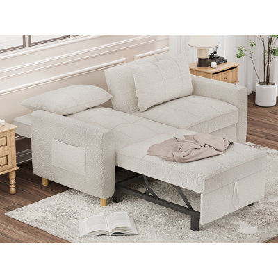 Borchert 2 Seater Fabric Sofa Bed