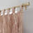Fernandes Distressed Velvet Semi-Sheer Tab Top Curtain Panel-1237180732-1237180733