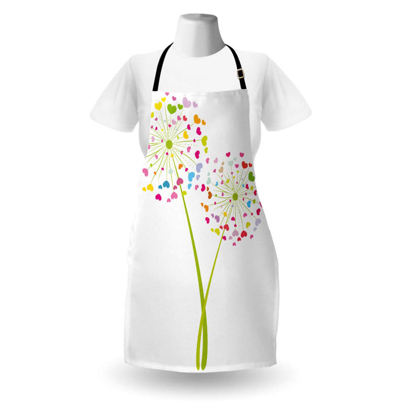 Multicolore East Urban Home, tablier pour la Saint-Valentin unisexe