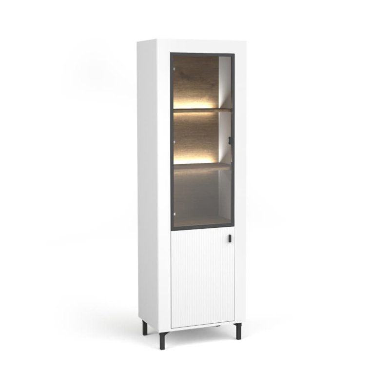 Orpheus Display Cabinet, White/Oak
