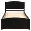 Lit plateforme simple avec lit gigogne et espresso