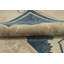 Tapis ivoire et bleu Oushak 6 x 9