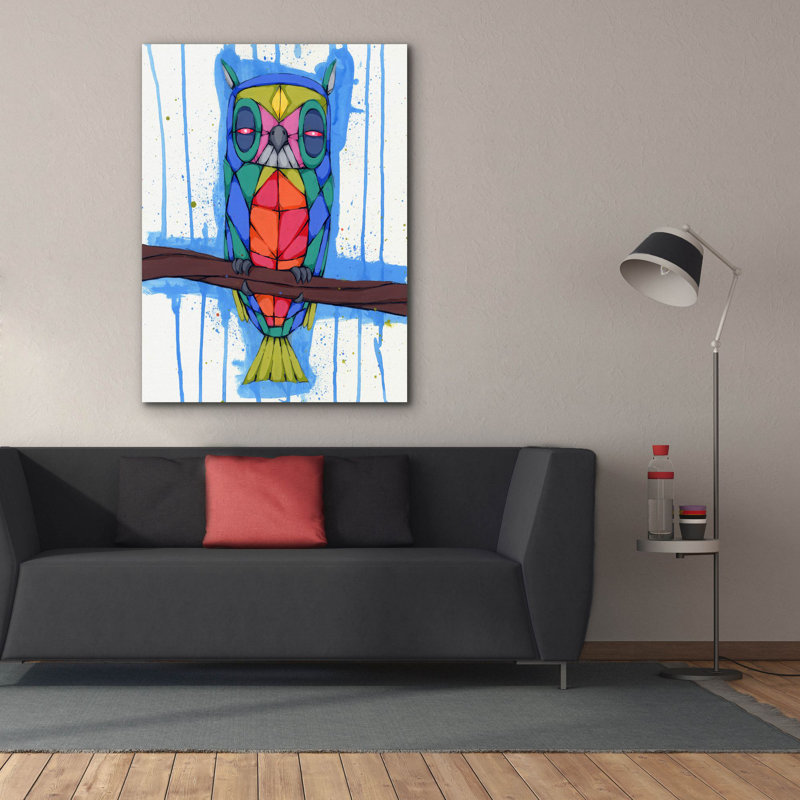 Sur toile, H 54 po x l 40 po x P 1,5 po