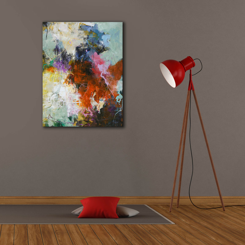  «Attention» par Design Fabrikken, art mural sur toile, H 34 po x l 26 po