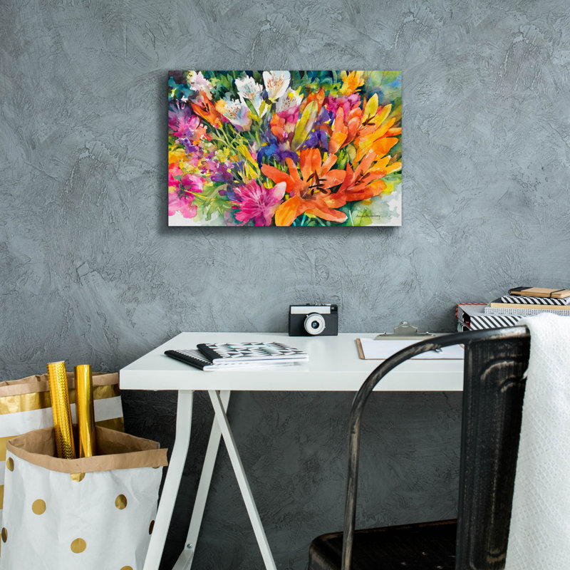 «Wining Porter» par Annelein Beukenkamp, art mural sur toile, H 12 po x l 18 po x P 0,75 po