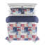 Ensemble de courtepointe - Literie en microfibre douce toutes saisons à imprimé patchwork Nautical Americana-20503263