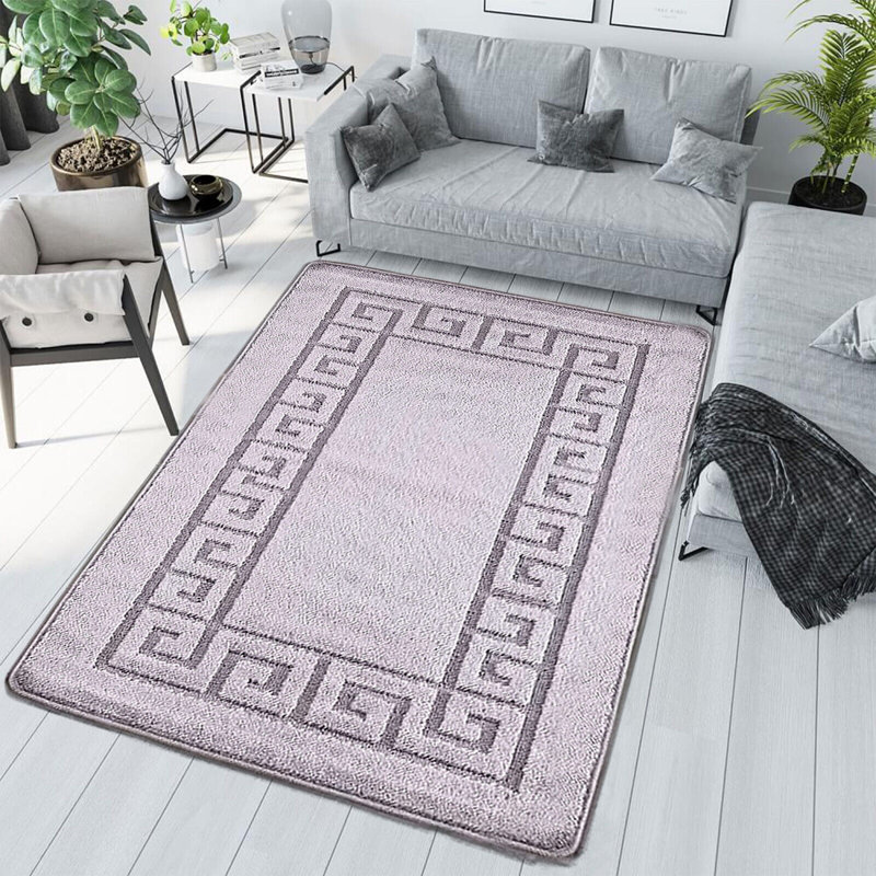 Tamika Solid Colour Area Rug, Rectangle 120 x 150cm