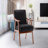 Accent Chair with Upholstery and Solid Wood Frame, Classic Mid-Century Modern Living Room Furniture for Extra Seating-2103972763