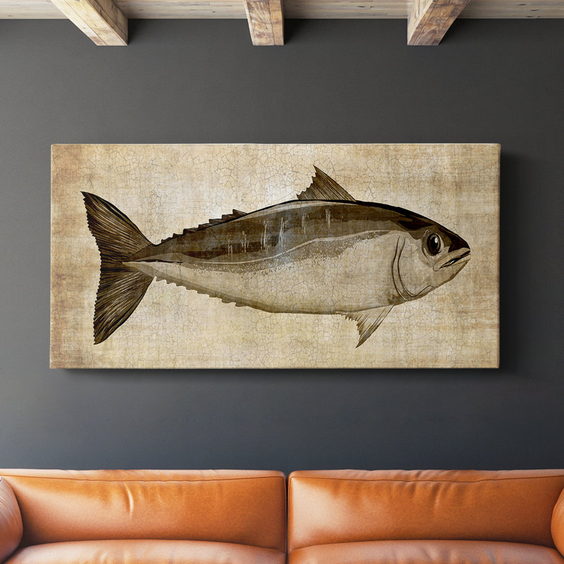 Big Catch I - Toile tendue avec châssis - Prêt à accrocher