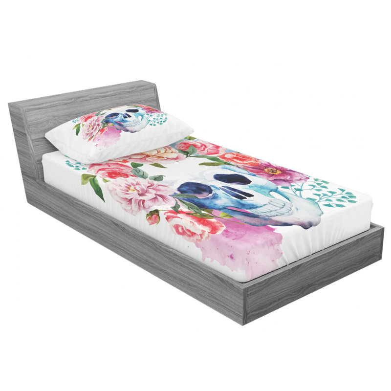 Microfiber Sheet Set, Twin Sheet Set with Fitted Sheet