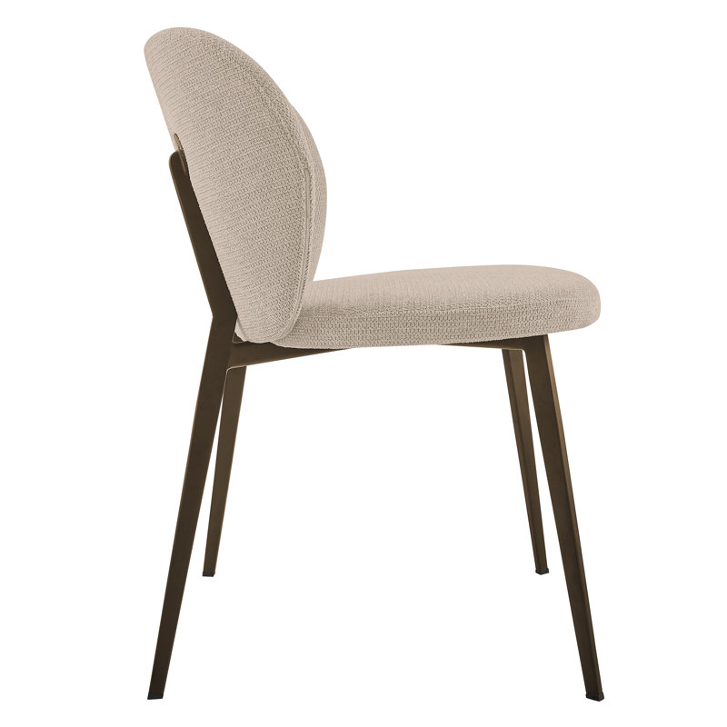 Chaise de salle à manger Granger, Beige, Brun