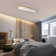 Tranae 1 - Light 38.6" Simple Rectangle Crystal LED Dimmable Flush Mount