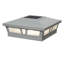 E3EE0B0E7ED14853B9940C0664EE015C Capuchon de poteau solaire Oxford en aluminium blanc 6 x 6 pouces-38507799