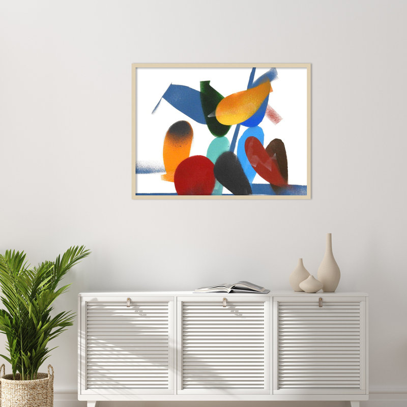 «Symbiotic 7» par Gill Miller, impression sur bois encadrée, H 31 po x l 41 po