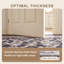 Tapis Langley moderne à motif mosaïque mouchetée abstraite gris et noir, lavable en machine, antidérapant, à poils courts, pour intérieur et extérieur, adapté aux animaux domestiques, idéal pour le salon, la chambre, la salle à manger, l'entrée, le corridor ou le bureau.-1230821031