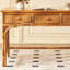 Bureau en frêne naturel et bois de frêne brun